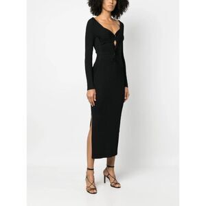 Cult Gaia Women's Black Melissa Knit Dress Size Medium $495+